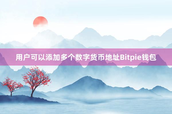 用户可以添加多个数字货币地址Bitpie钱包