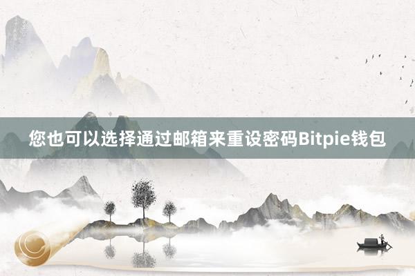 您也可以选择通过邮箱来重设密码Bitpie钱包