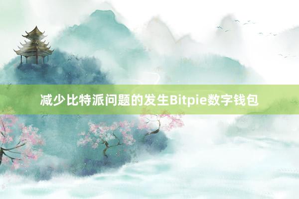 减少比特派问题的发生Bitpie数字钱包