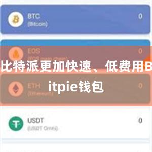 比特派更加快速、低费用Bitpie钱包