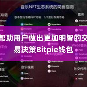 帮助用户做出更加明智的交易决策Bitpie钱包